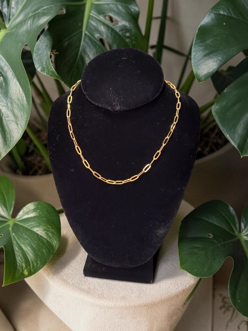 Plunder New Gold Link Chain Necklace